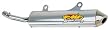 01-12 KAWASAKI KX85: FMF TURBINECORE 2 SPARK ARRESTOR SILENCER - 2-STROKE (SILVER)