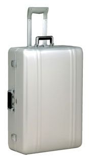 Zero Halliburton Zeroller Collection 29" Upright with Suiter Silver