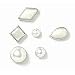 Birthstone Brads: June (Pearl)