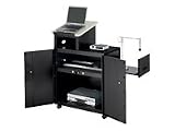 Bretford Basics Multimedia Lectern LECTTG-RNGM - Lectern for projector / notebook - steel - gray mist, raven black
