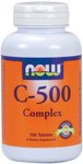 C-500 Complex by NOW Foods - (500mg - 100 Tablets)