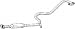 Automotive : Bosal 284-033 Resonator And Pipe Assembly