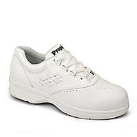 Propet Women's Vista Walker Comfort Shoe,White Smooth,6 W (US Women's 6 D)