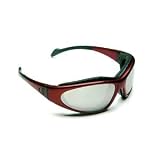 Body Spec BSG-3 Sunglasses with Burgundy Frame and Smoke Green/Clear/Light Rust Lenses