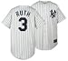 New York Yankees Cooperstown Replica Babe Ruth #3 Pinstriped Throwback Jersey (Adult Large)