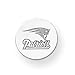 Sterling Silver New England Patriots Disc Name