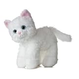 Plush Sugar Too White Cat Mini Flopsie 8"