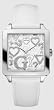 Guess #U85115L1 Women's Dazzling Hearts and G Icons Watch in White Watch
