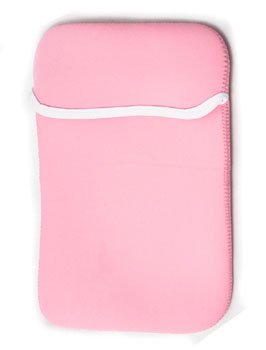 MaryCom Neopren Case Schutzhülle Tasche Zweiseitig Pink für Netbooks Notebooks bis zu 25,9 cm (10,2 Zoll) pink