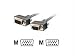 Projector Cables - Cables to Go 40511 Plenum-Rated M/M SXGA Monitor/Projector Cable with Low Profile Connectors (25 Feet, Black)