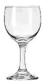Libbey 3769 6.5 Ounce Embassy Round Bowl Wine Glass (3769LIB) Category: Wine Glasses