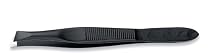 Henckels Colour Coated Inox Tweezers Black- Slanted
