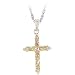 Jewelry : Elegant Beauty! Pendant/Necklace Black Hills Gold & Sterling-silver Cross