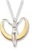 Crescent Moon Goddess - Silver and Bronze