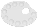 KUNSTSTOFFPALETTE OVAL 10NPFE 575413 - Langhans Kuenstlermaterial
