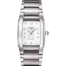 Tissot T-10 White Dial Stainless Steel Ladies Watch Ladies Watch T0733101101701