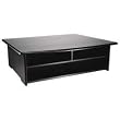 Wood Tones Printer Stand, 21 x 18, Black