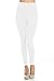 VIV Collection Women's Solid High Waisted Fleece Leggings for Fall/Winter