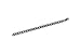Women's 7mm Black Anklet, Thick Stainless Steel Curb Chain Anklet, 7in to 14in