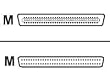 HP D6982A 5-Meter 68-Pin High Density to 68-Pin Ultra High Density Offset SCSI Interface Cable