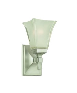 Hudson Valley Lighting 1171 One Light Wall Sconce from the Kirkland Collection, Polished Nickel On Sale