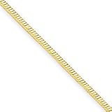 14k 1.40mm Octagonal Snake Chain Necklace - 30 Inch