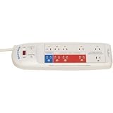 Energy Saving Smart Strip With Autoswitching Technology and Fax/Modem Surge Protection #LCG4