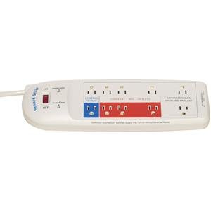 Energy Saving Smart Strip With Autoswitching Technology and Fax/Modem Surge Protection #LCG4