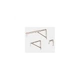 Manual Screen Wall Brackets - ON SALE - LOWEST PRICE ONLINE Size: No. 6 - 6 fixed length, Color: Black
