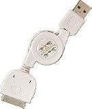 Retractable USB 2.0 Data Transfer Cable for iPod