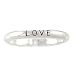 Narrow LOVE Stackable Band Ring in Sterling Silver in Sizes 5-10, #8108