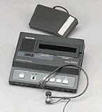 Microcassette/Minicassette Transcriber Model T2020, Black
