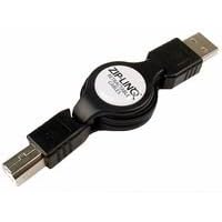 12 Pack of CABLE, RETRACTABLE USB A TO B