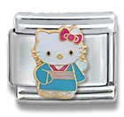 Clearly Charming Hello Kitty Kimono Cat Animal Theme Licensed Charm Bracelet