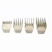 Wahl 3166-100 comb set for Peanut trimmer. Set of 4 combs: 1/8", 1/4", 3/8" & 1/2".
