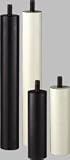 PanaVise Shaft , 3 rise, w/male and female 1/4-20 threads, black