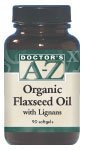 Flaxseed Oil, High Lignan Organic (90 softgels)
