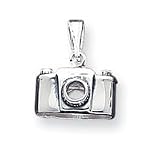 Sterling Silver Antiqued Camera Charm