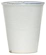 Stoneware Pottery Distressed Blue and White Tumbler 3.75"H, 8oz Set of 6