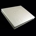 Silver 'Guest' Embroidered Wedding Guest Books - Free UK Delivery!