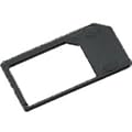 MicroSlM Adapter (Farbe: Schwarz) f�r lPhone 4 + lPad Mlcro SlM Karten zur Verwendung als normale SlM-Karte