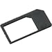 MicroSlM Adapter (Farbe: Schwarz) f�r lPhone 4 + lPad Mlcro SlM Karten zur Verwendung als normale SlM-Karte
