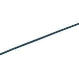 Sterling Silver Corn Flower Blue Leather Cord - 18 inches