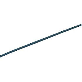 Sterling Silver Corn Flower Blue Leather Cord - 16 inches