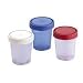 5 x 125mL Urine Sample Test Collection Cup/Pot - with Screw on Lid