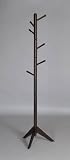 Comtemporary Espresso Coat Rack Hall Tree