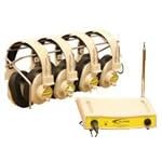 Califone 4-Person Wireless Listening Systems (CLS721-4)