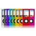 TeckNet 6 Colour silicone case covers for the new Apple Nano 5th Generation(2009 NANO) Black White Blue Pink, Orange and Green