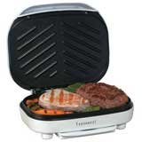 Contact Grill, 2-burger, Cool Touch, 750w, Removable Drip Tray