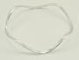 Wavy Sterling Silver Bangle Bracelet